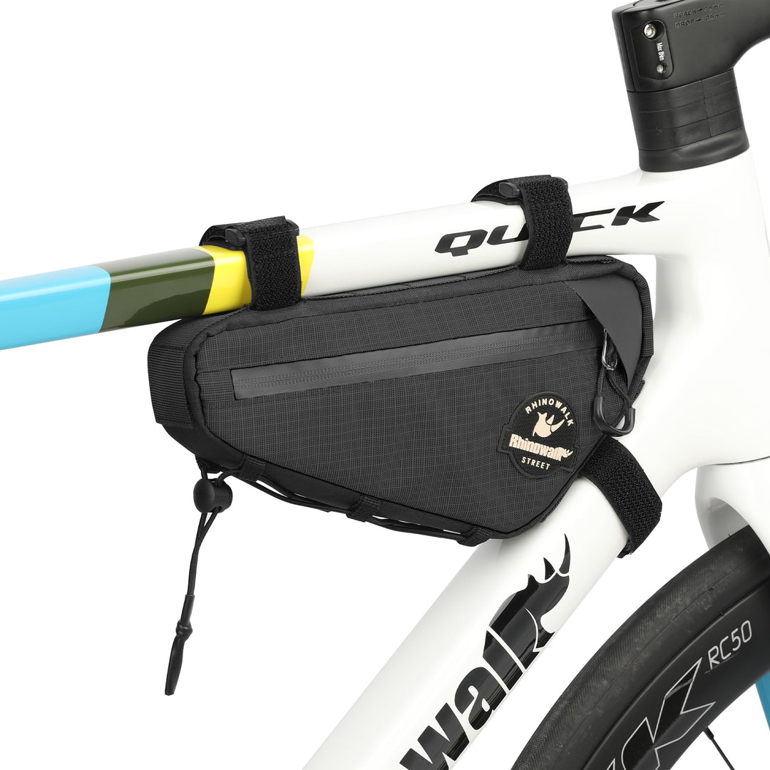 Rahmentasche Fahrrad Fahrradtasche Rahmen Dreiecktasche Rohrtasche Triangeltasche für Rennrad, Mount