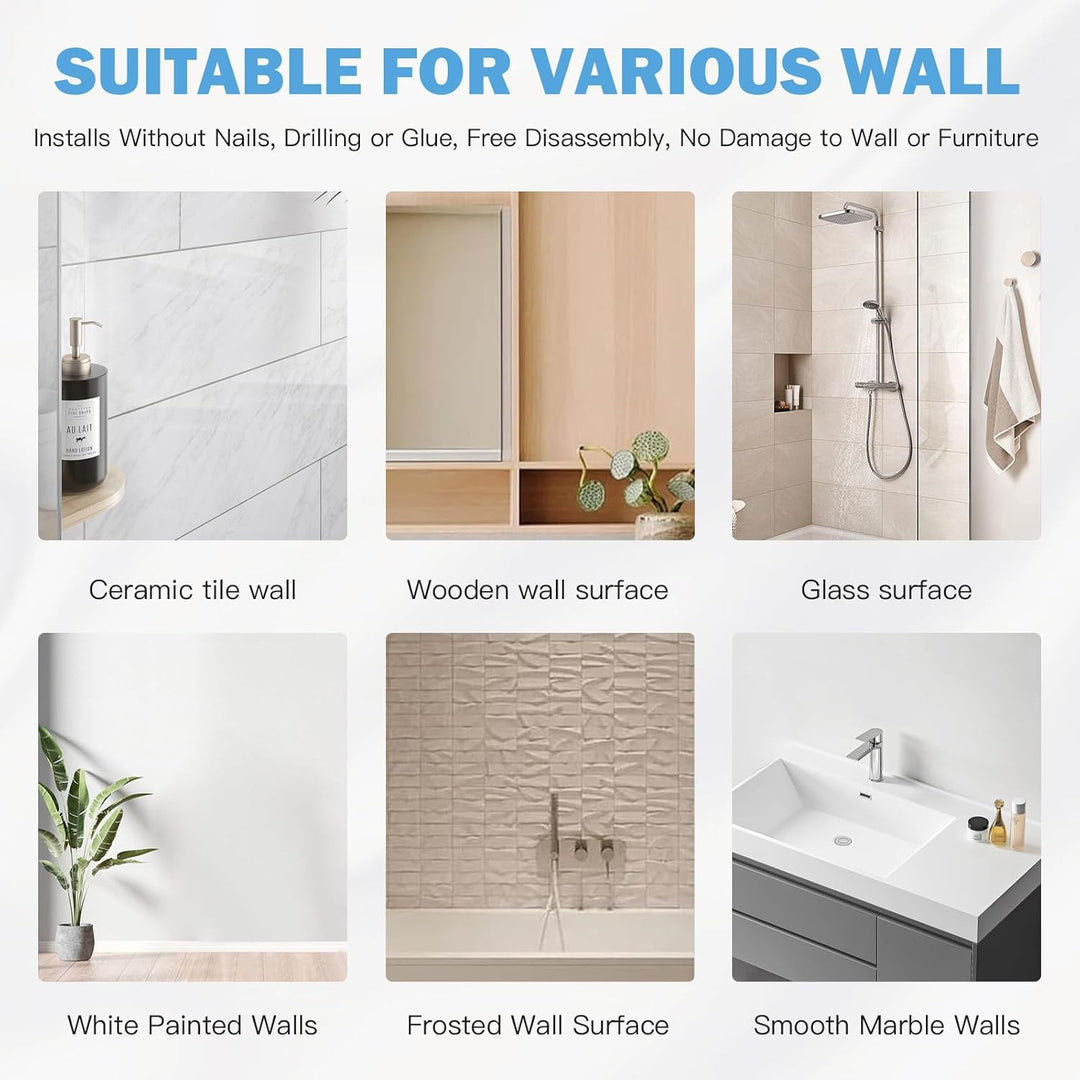 Verstellbare Regale für Schrank,- 24cm Weit, Verstellbare Länge 48-80cm Lagerregal Regal Separator A