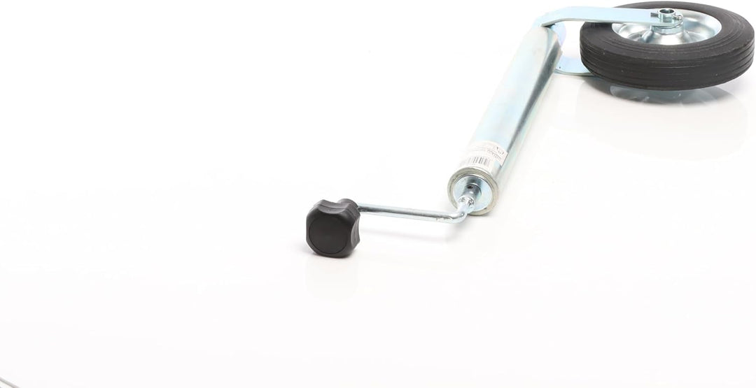 Wiltec automatisches Anhänger Stützrad mit 453 kg Stützlast ø60 mm, Bugrad mit Kurbel, Anhängerrad,
