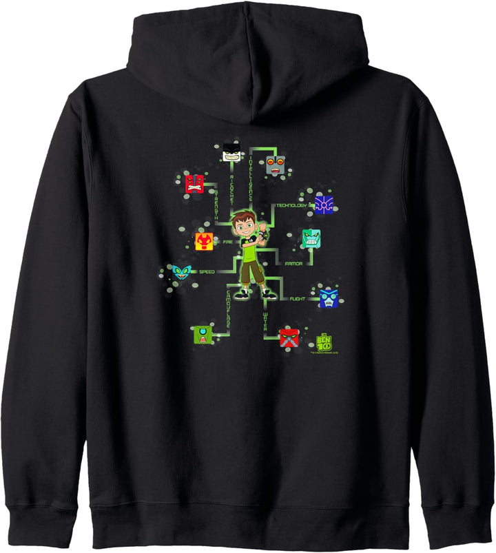 Ben 10 10 Blocks Kapuzenjacke