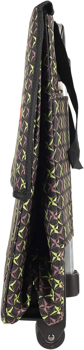 Falytemow Faltbarer Einkaufstrolley mit Rädern Oxford Trolley Tasche für Einkäufe Stern, Stern