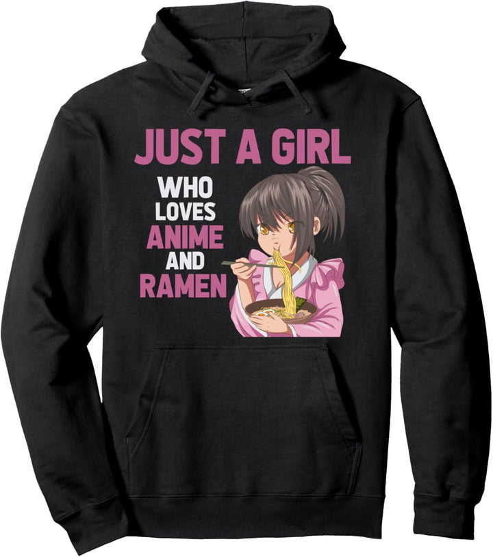Japanische Ramen Nudeln Japan Otaku Kawaii Anime Mädchen Pullover Hoodie