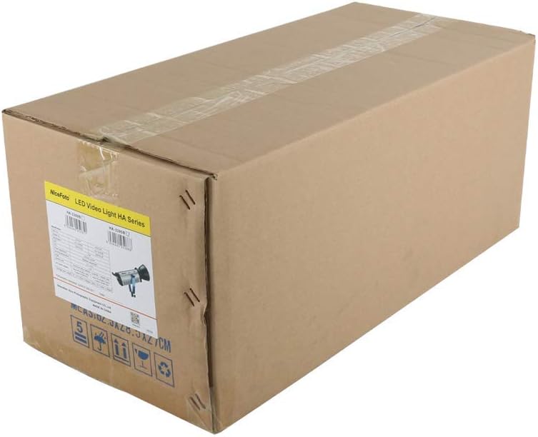 NiceFoto HA-3300B LED-Video-COB-Licht mit Tageslichtausgleich CRI95 & TLCI95 +, 65200lux @ 1M Bowens