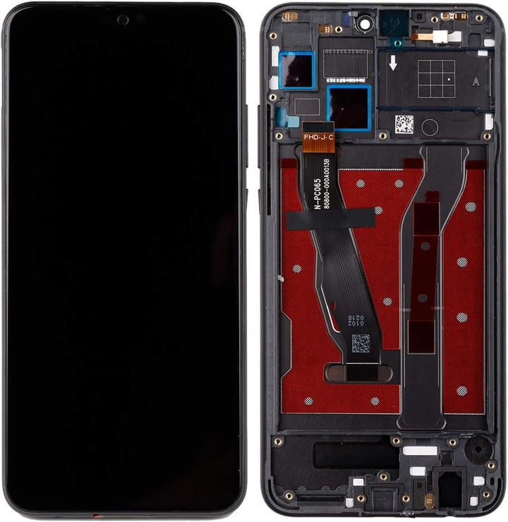 swark LCD Display Kompatibel mit Honor 8X & Honor View 10 Lite (Schwarz mit Rahmen) Touchscreen Digi