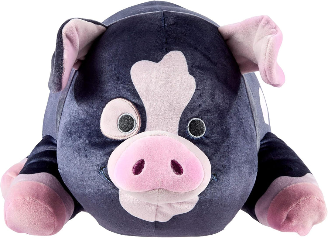 Mattel Disney Pixar Toy Story 5 Hausschwein von Blaze, Plüschtier mit über die Schnauze aktivierbare