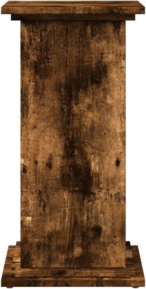 vidaXL Postament mit Stauraum Räuchereiche 31x30x60 cm Holzwerkstoff 31 x 30 x 60 cm Räuchereiche, 3