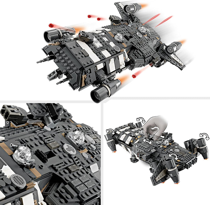 LEGO Star Wars: Skeleton Crew Die Onyx Cinder, Spielzeug-Sternenschiff zum Bauen und Sammeln für Jun