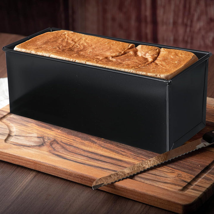 Healeved Pullman Kastenform mit Deckel Toastbackform Antihaft-Brotbackformen Toastbox Frühstücksback