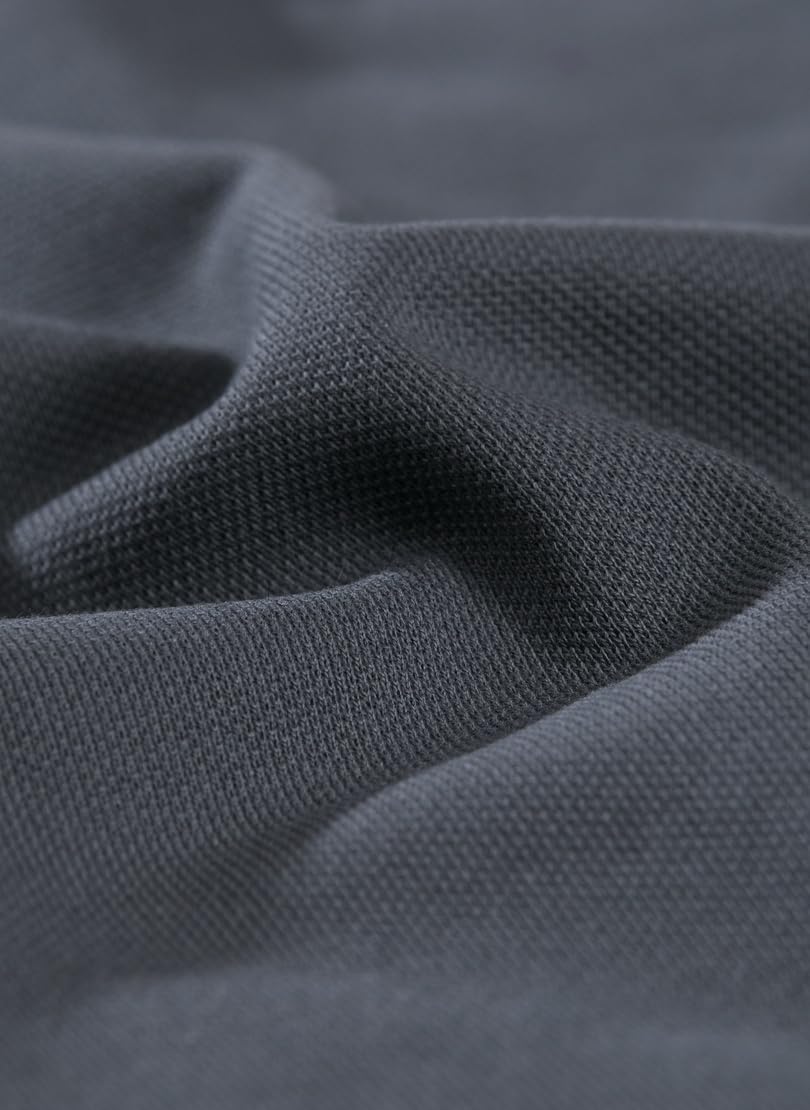 Trigema Herren Slim Fit Poloshirt aus Deluxe-Piqué M Anthrazit, M Anthrazit
