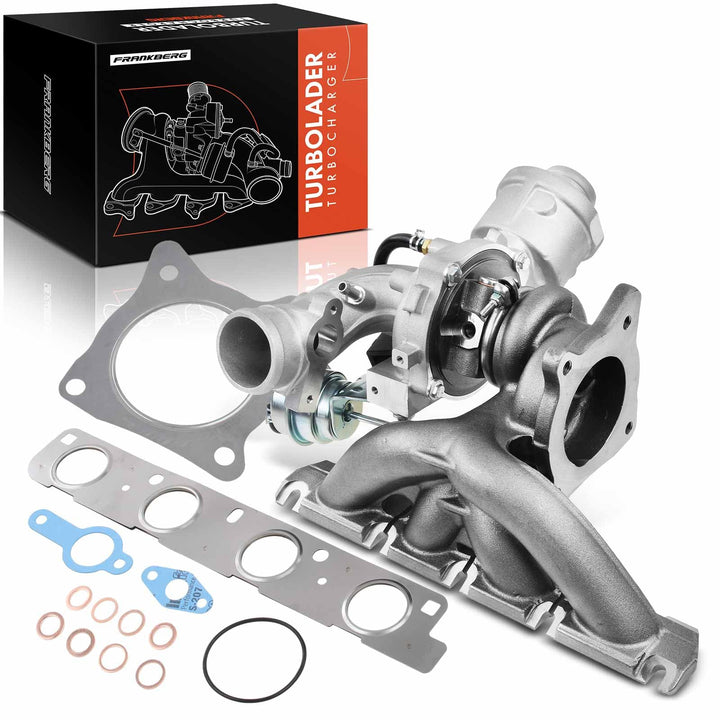 Frankberg Turbolader mit Dichtungen Kompatibel mit A4 2.0 TFSI 2004-2009 A6 2.0 TFSI 2005-2011 Exeo