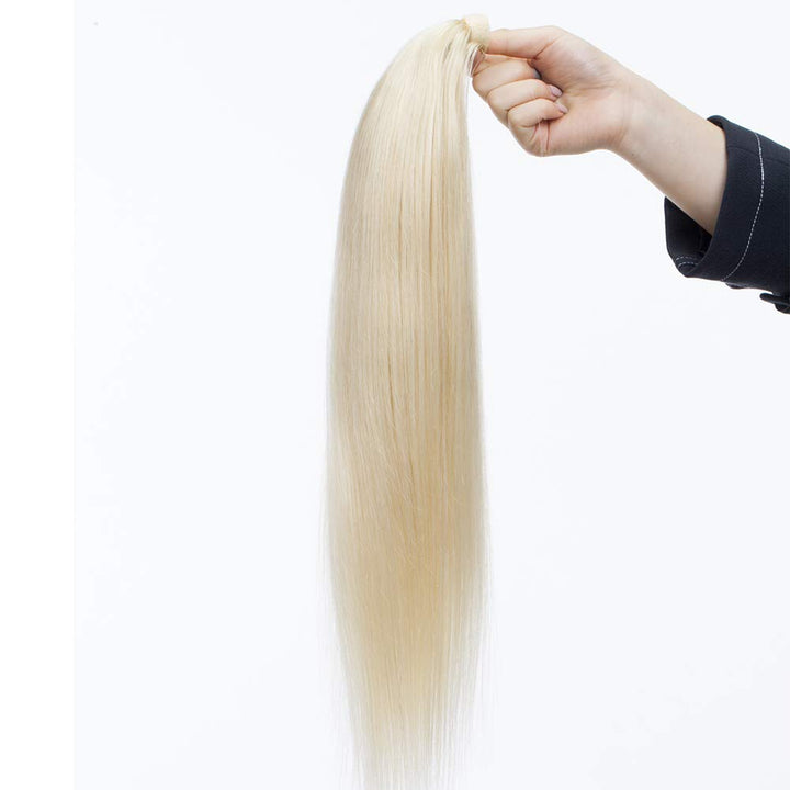 SEGO Pferdeschwanz Haarteil Echthaar Zopf Clip in Ponytail Extension Haar Haarverlängerung Hair Piec