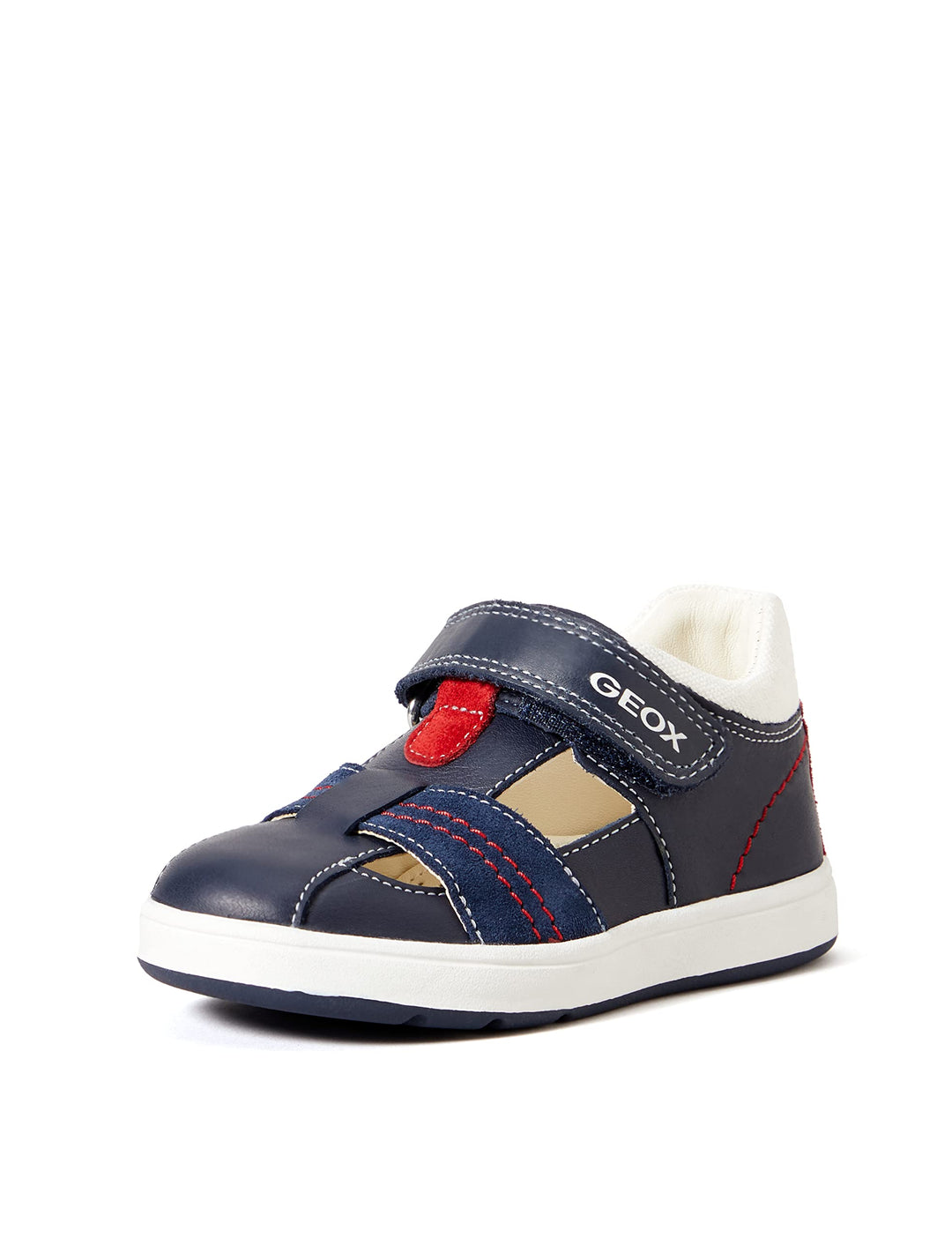 Geox Jungen B Biglia Boy A Erste Schritte 19 EU Navy White, 19 EU Navy White