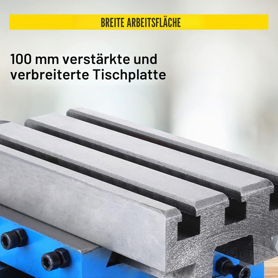 Mophorn multifunktions Fräs-Arbeitstisch 185 x 100 mm Fräsen Arbeitstisch X 80 mm Y 75 mm Kreuztisch