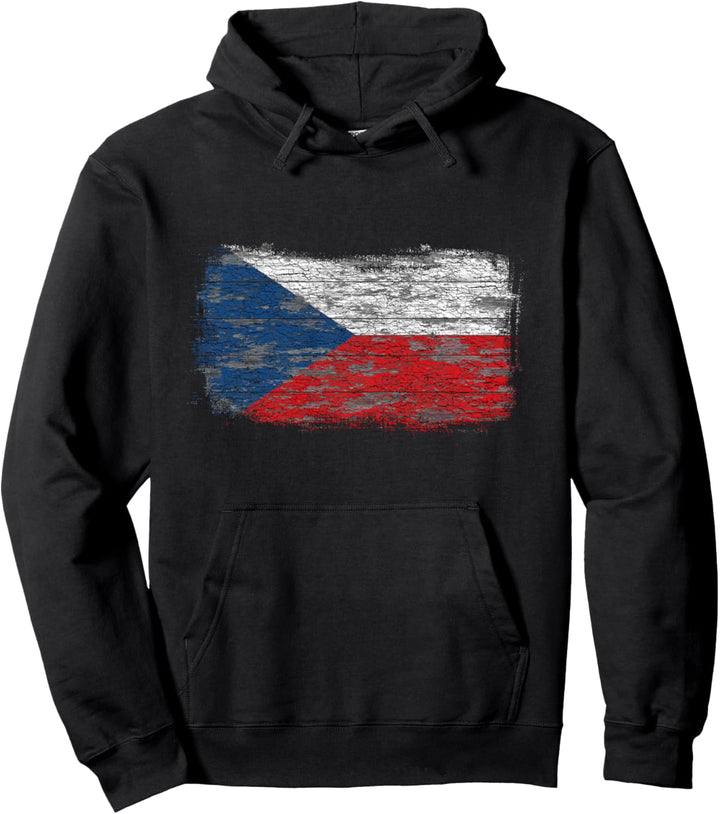 Nationalflagge der Tschechischen Republik Pullover Hoodie