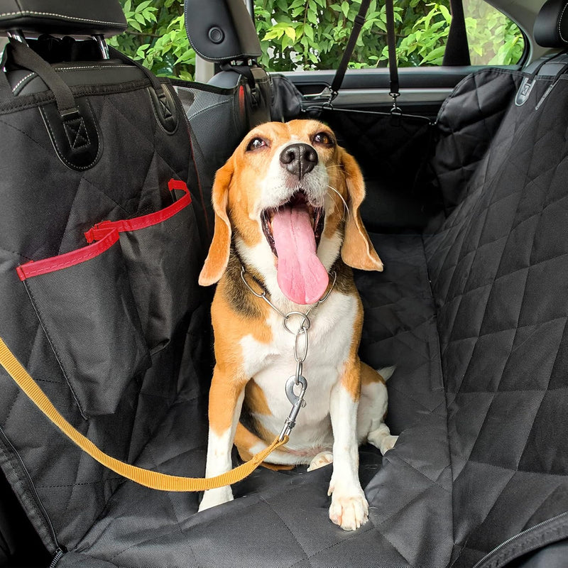 Favoto Autoschondecke für Hunde Haustier Hundedecke Auto Rückbank mit Sichtfenster Rücksitz Schutzma