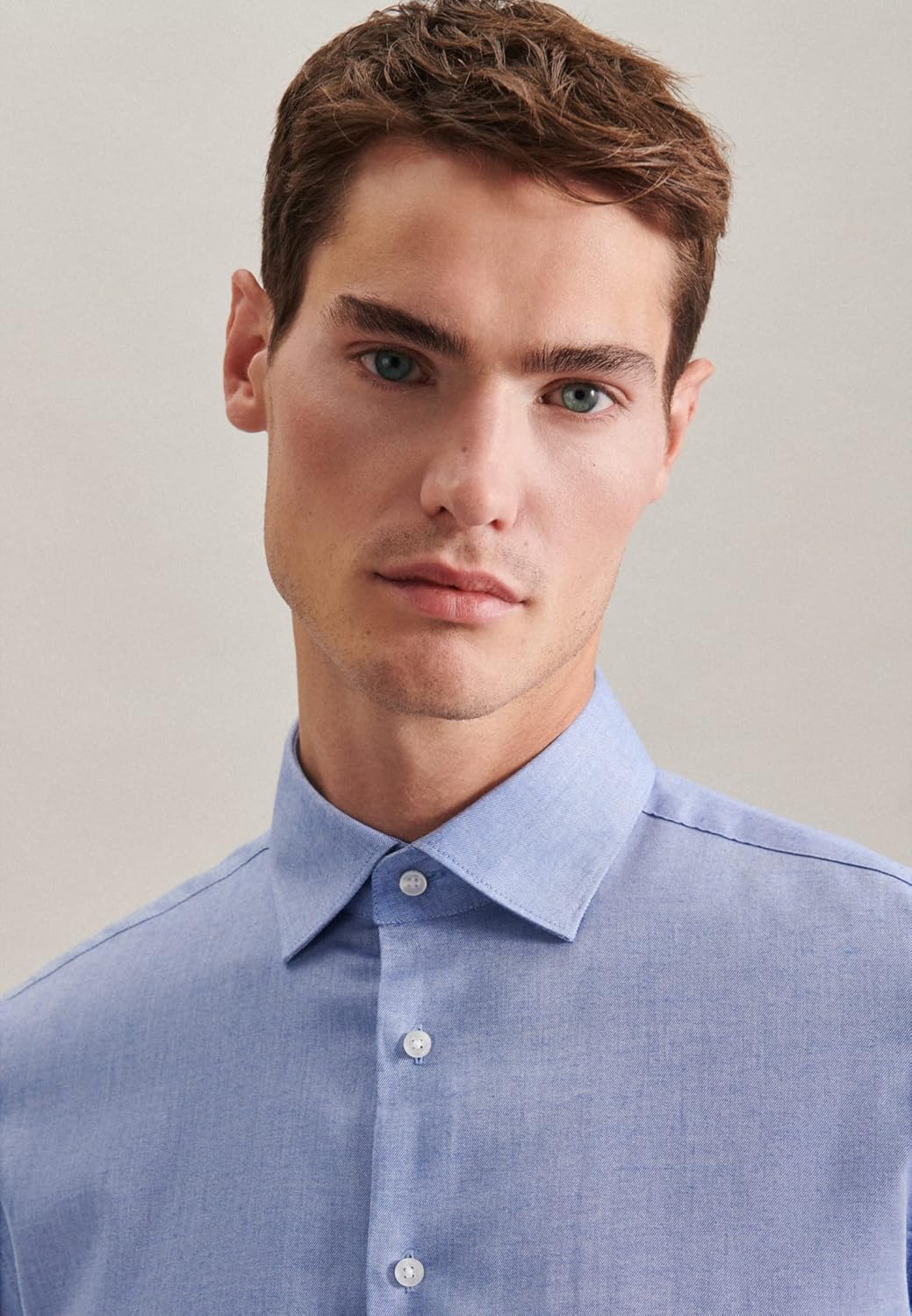 Seidensticker Herren Hemd 36 Blau, 36 Blau