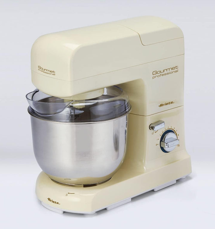 Ariete 1596 Pastamatic Gourmet 1950 - Planetenmixer mit Mixer - kneten, Amalgam, Schneebesen - 2 Hak