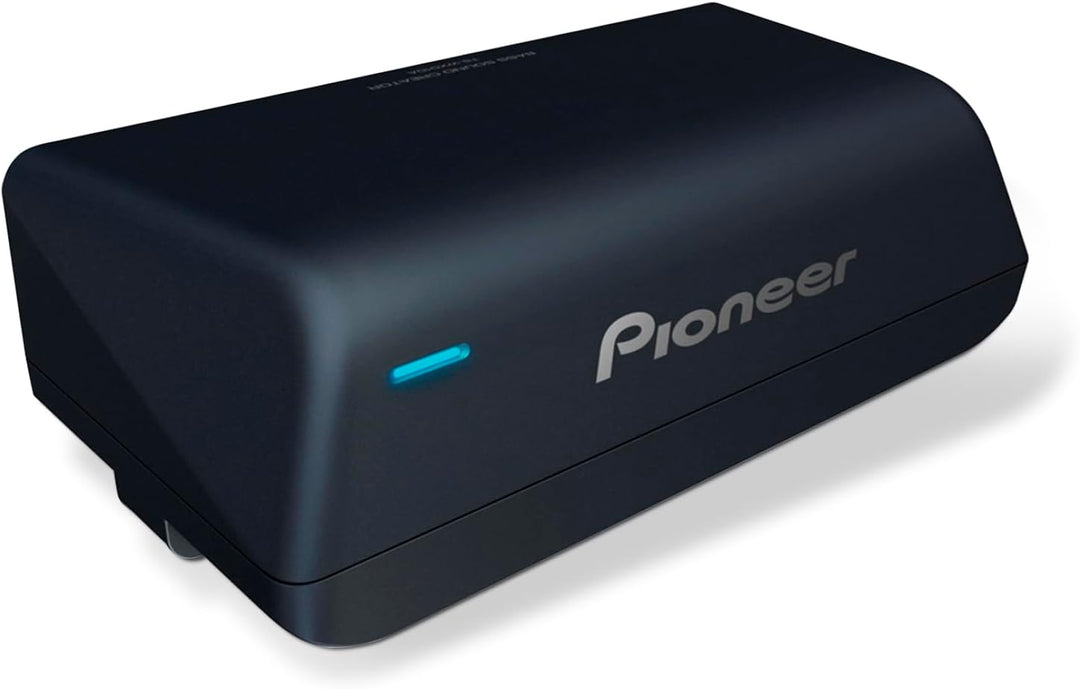 PIONEER TS-WX010A - 17x8cm Auto Mini/Mikro Kompakt Unterbau Aktiv Subwoofer/Bassbox - 160 Watt, Schw