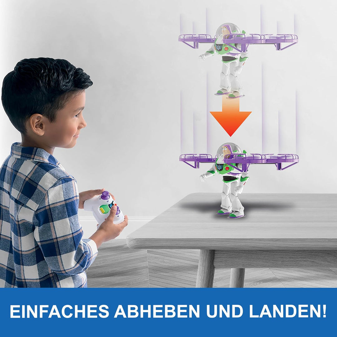 Mattel Disney und Pixar Toy Story 5 Fliegende Figur mit Fernbedienung, Hi-Tech Edition Buzz Lightyea