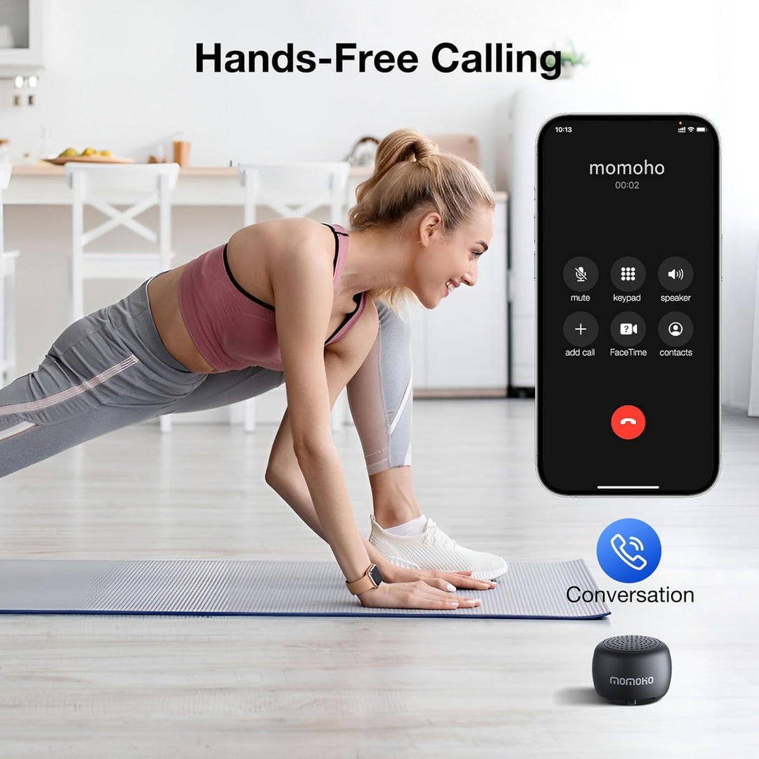 Momoho Mini Bluetooth Lautsprecher，Musikbox Bluetooth Klein-Tragbarer Kleine Soundcore Lautsprecher