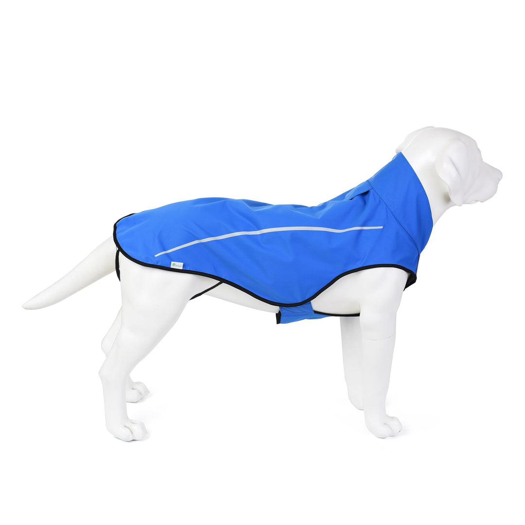 Mile High Life Hunderegenmantel Einstellbare wasserdichte Haustierkleidung Leichte Regenjacke mit re