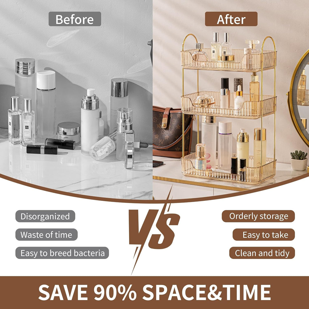 CESTATIVO Make up Organizer, Kosmetik Organizer, Beauty Organizer, Hautpflege Organizer für Badezimm