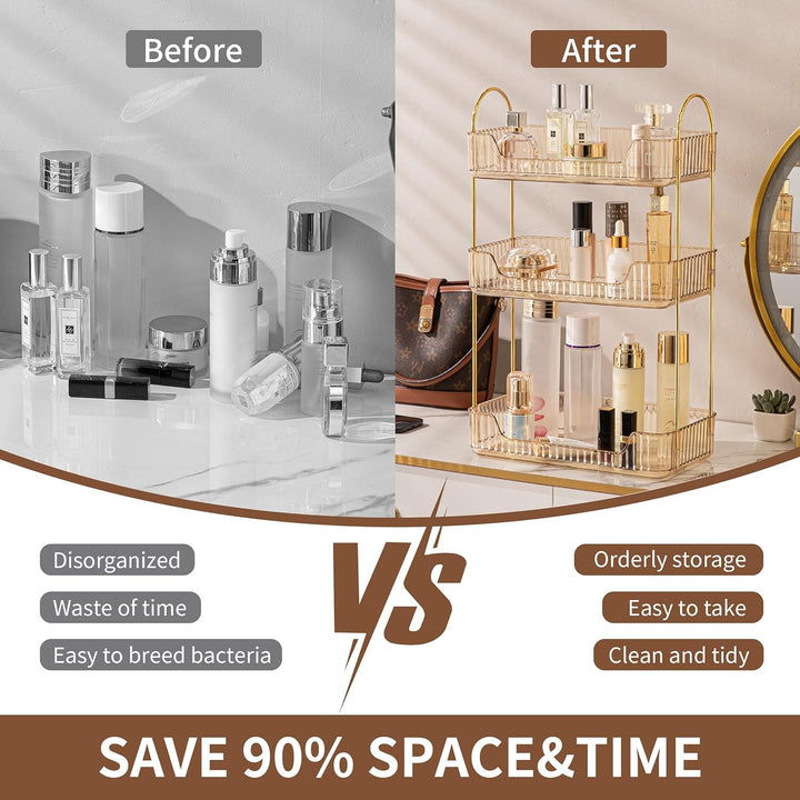 CESTATIVO Make up Organizer, Kosmetik Organizer, Beauty Organizer, Hautpflege Organizer für Badezimm