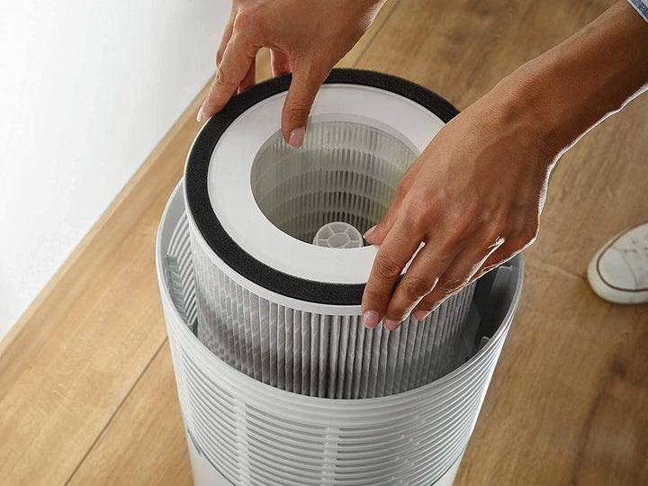 Soehnle Airfresh Clean Connect 500 Luftreiniger Allergiker, Luftfilter 99,5% von Staub Pollen Gerüch