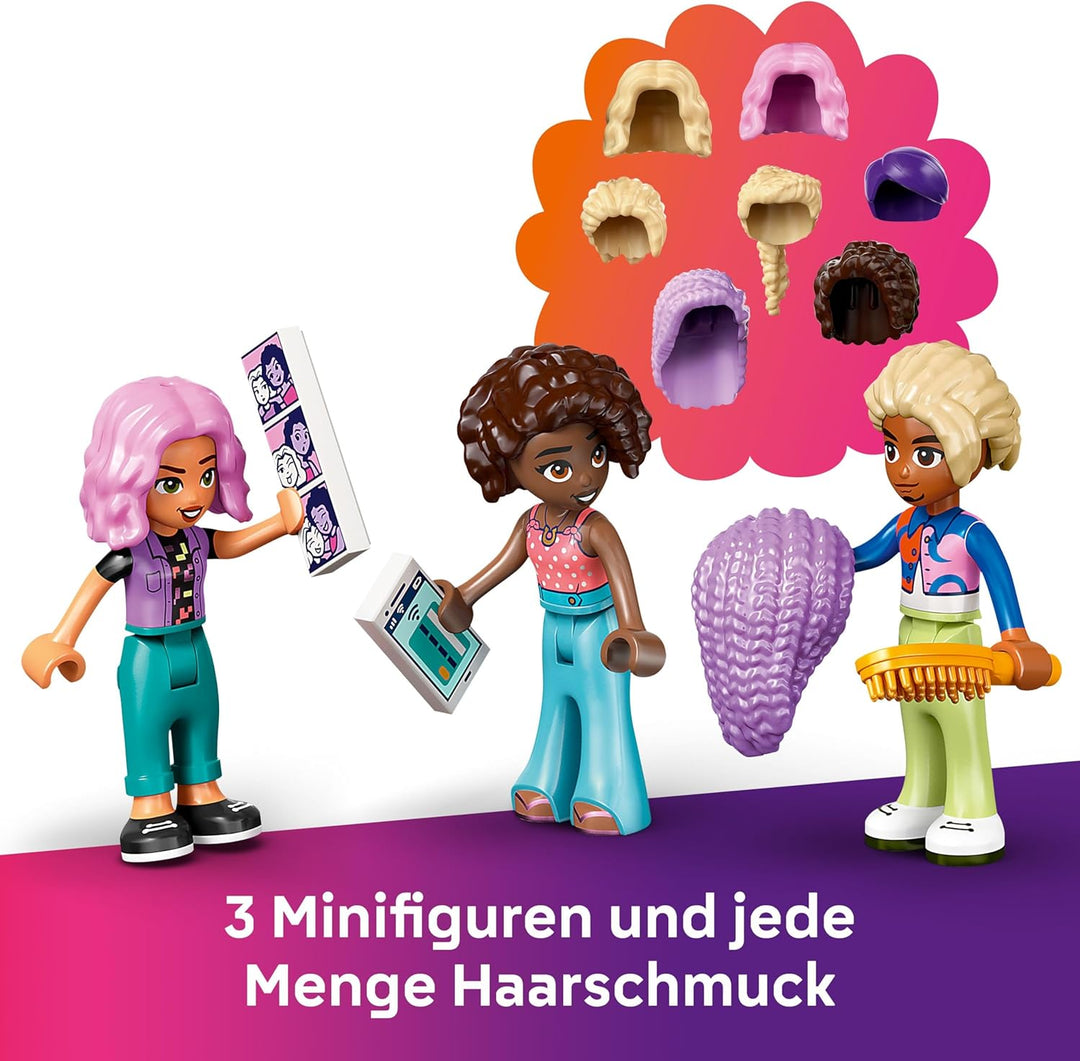 LEGO Friends Friseursalon - Kreatives Spielzeug zum Bauen für Rollenspiele - Mit 3 Minifiguren, Skat
