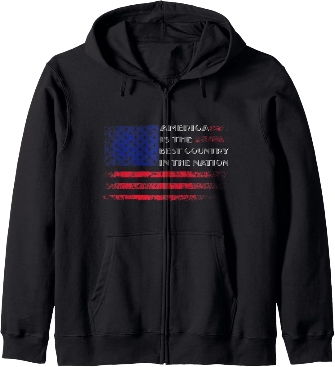 Amerika USA Best Country In The Nation American Flag Pride Kapuzenjacke
