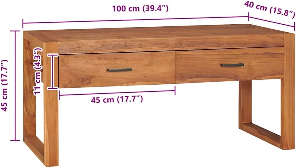 vidaXL TV Schrank mit 2 Schubladen Lowboard TV Möbel Tisch Sideboard Fernsehtisch Fernsehschrank HiF