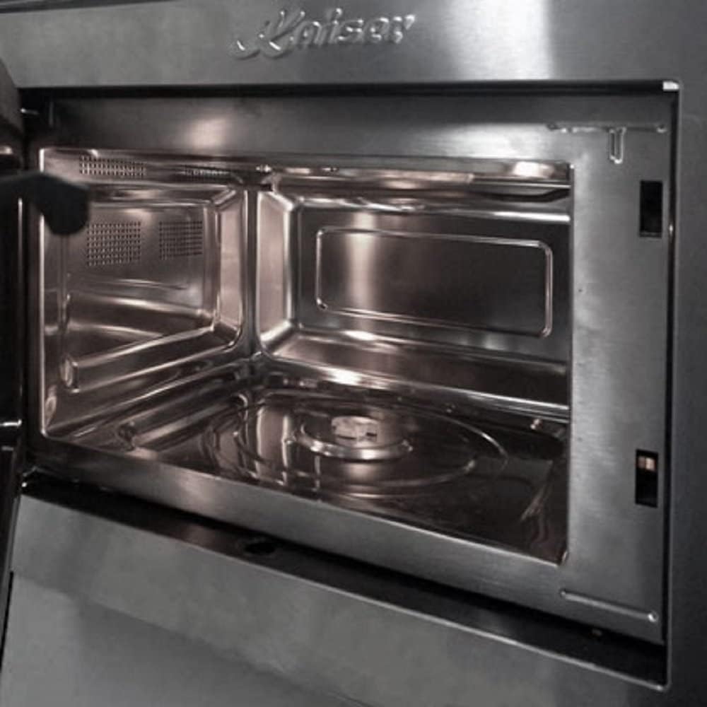 Kaiser 2520 Edelstahl Einbau Multifunktions Mikrowelle,25L,Heissluft Grill,21 Funktionen,Mikrowelle