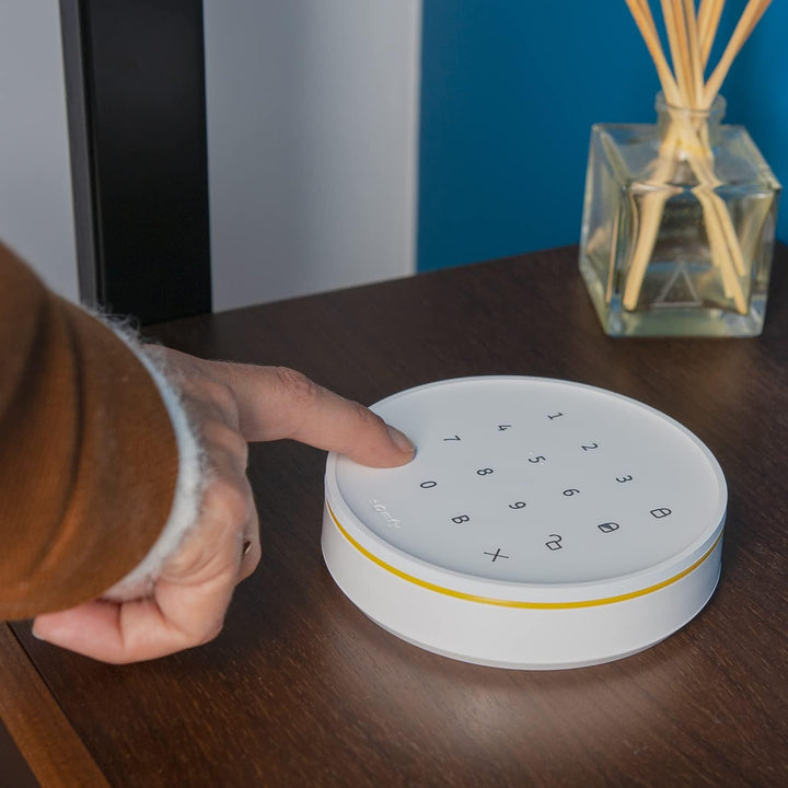 Somfy 1875257 - Codetaster für die Alarmanlage Somfy Protect | Schlichtes und elegantes Design in we