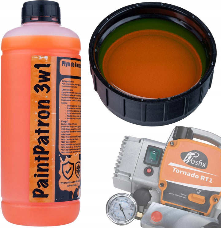 Rosfix PaintPatron 3in1 1l Konservierungsreiniger und Metallsieb 290mm