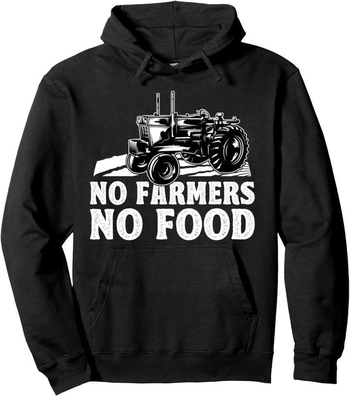 Farming No Farmers No Food Farmer Traktor Driver Pullover Hoodie