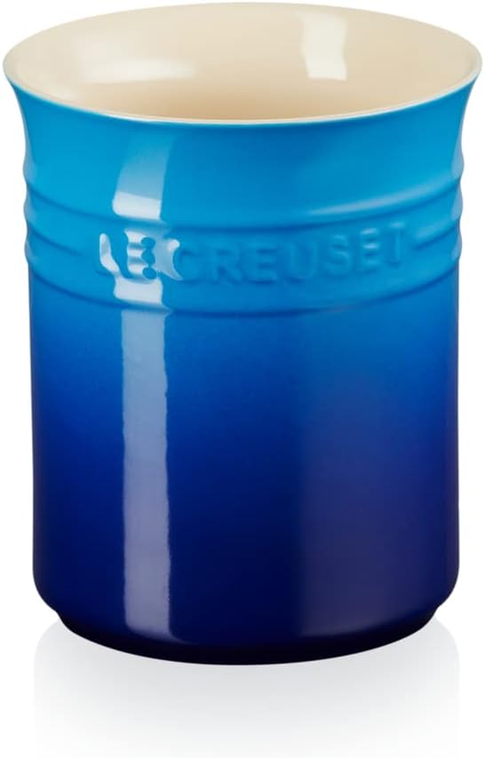 Le Creuset Topf für Kochkellen aus Steinzeug, 1,1 Liter, Azure, 71501112200001, Azure