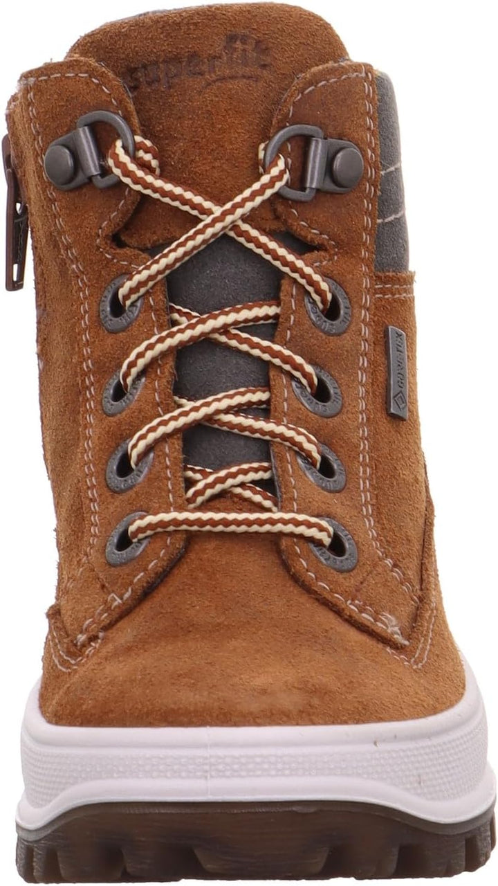 Superfit Jungen Tedd Warm Gefütterte Gore-tex Schneestiefel 27 EU Weit Braun Grau 3010, 27 EU Weit B