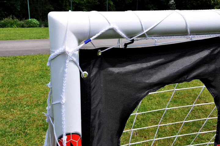 POWERSHOT Fussballtor Profi - 1,8 x 1,2m - aus uPVC - WETTERFEST - Inkl. Klicksystem und Zubehör 1,8