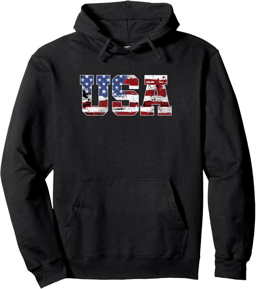 USA Vintage Pullover Hoodie