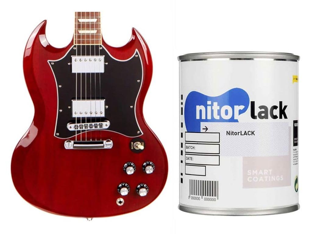 Nitrocellulose Lack / Gitarrenlack Heritage Cherry Red 500ml Gebinde