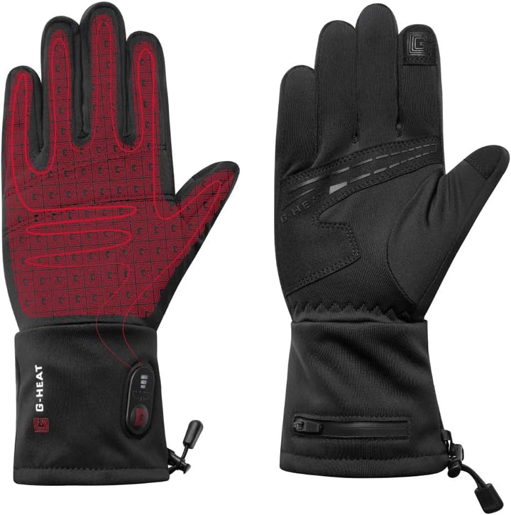 G-HEAT – Beheizbare Handschuhe für Herren & Damen mit Akku | Wasserabweisend, Winddicht, Silikon-Gri