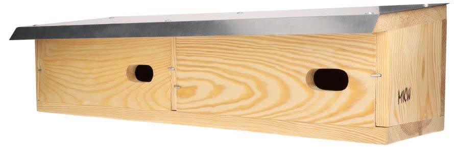 Doppelter Klassischer Mauerseglerkasten Zur Aufputzmontage MKW Premium - Stabiler nisthaus für Wildv
