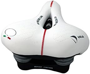 Selle Montegrappa FAHRRADSATTEL CITYSATTEL MTB Sattel Leder Damen Herren XC 2009 Vela in Weiss mit E