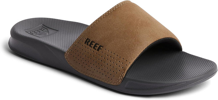 Reef Herren One Slide Schiebe-Sandalen, Grey Tan