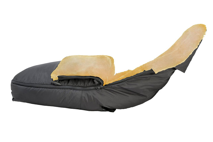 Altabebe (MT2280LP-62) Lammfell-Fusssack, passend für Bugaboo Joolz Kinderwagen, Winterfusssack Wind