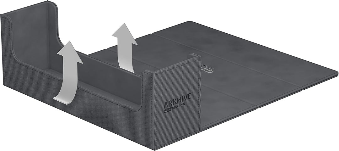 Ultimate Guard Arkhive 400+ XenoSkin Monocolor Kartenbox, Arkhive Monocolor 400+:Grau, Grau