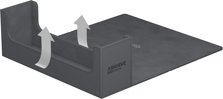 Ultimate Guard Arkhive 400+ XenoSkin Monocolor Kartenbox, Arkhive Monocolor 400+:Grau, Grau