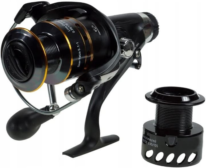 Freilaufrolle Stationärrolle Karpfen Angelrolle Inspiration 3000-5000 9+1BB Ersatzspule, 5000