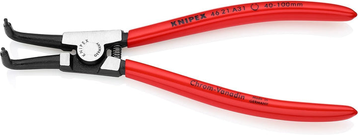 Knipex Sicherungsringzange für Aussenringe auf Wellen schwarz atramentiert, mit Kunststoff überzogen