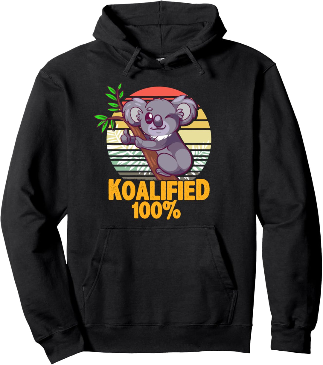 100% Koalafied Koala Pullover Hoodie